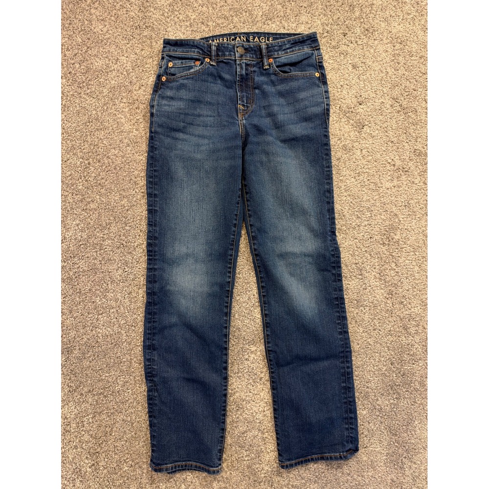 American Eagle Jeans Mens 30x34 Blue Airflex+ Original Bootcut Stretch Denim